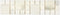 Calacatta Oliva Marble Border 3" X 12" Rimini Border